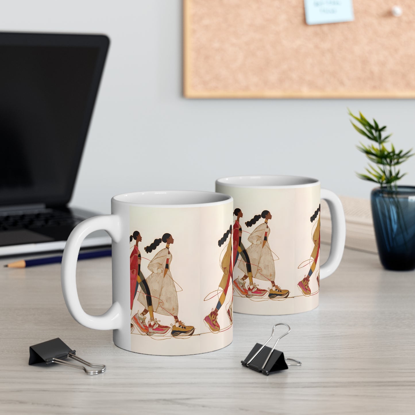 Walk in Power Ceramic Mug – Sip with Style & Story