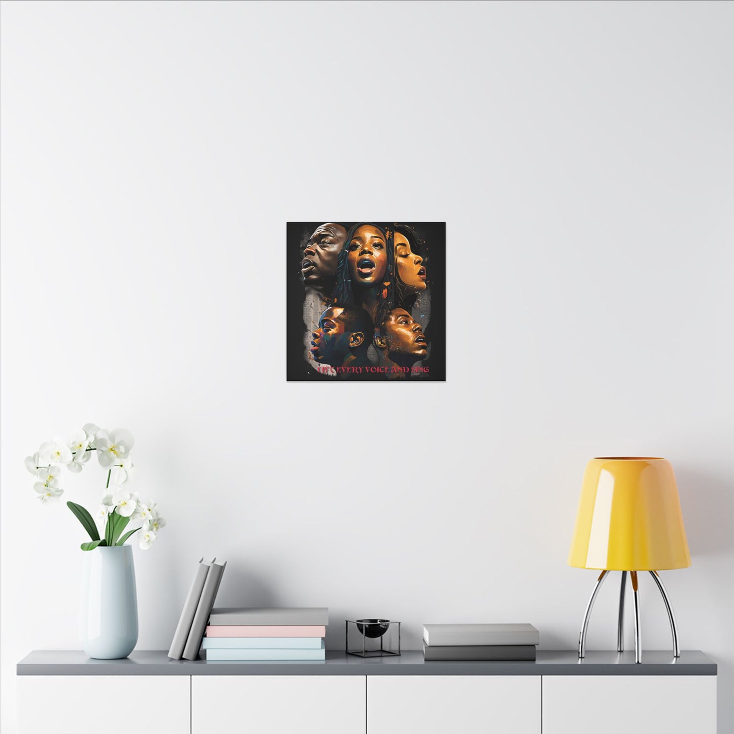 Lift Every Voice and Sing Canvas | Afrocentric Wall Art