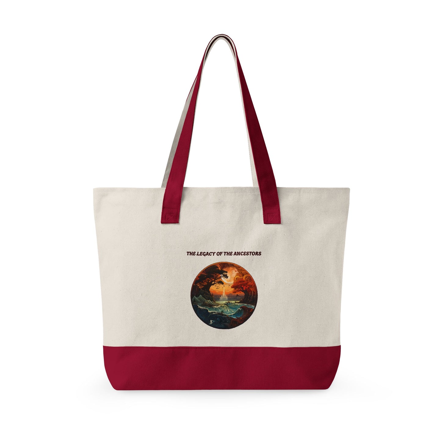 “Two Worlds, One Journey” — Mansa Gallery Dual‑Sided Tote