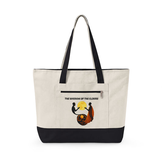 “Two Worlds, One Journey” — Mansa Gallery Dual‑Sided Tote
