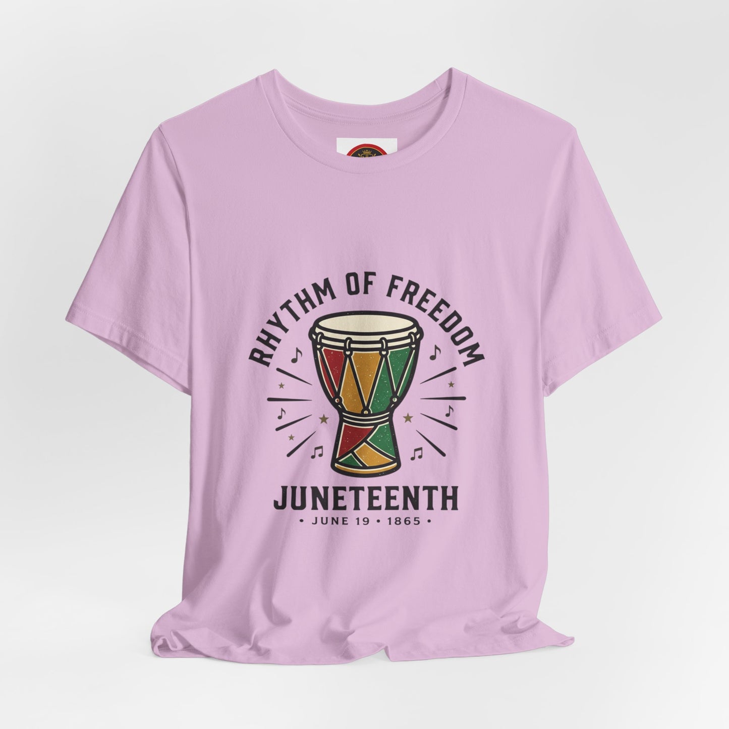Rhythm of Freedom Juneteenth T-Shirt | Pan-African Colors, 1865