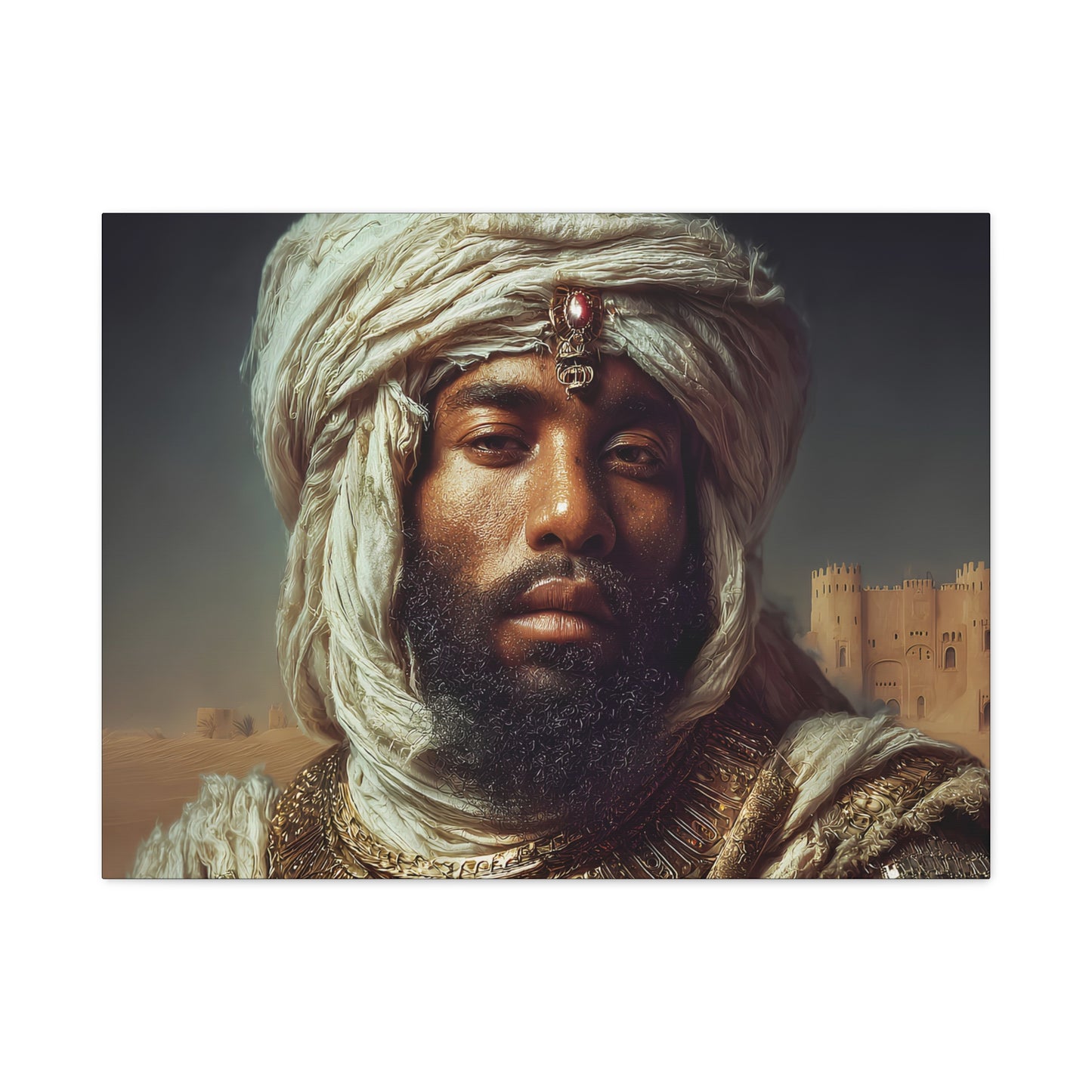 Majestic Legacy: Mansa Musa in the Golden Dunes