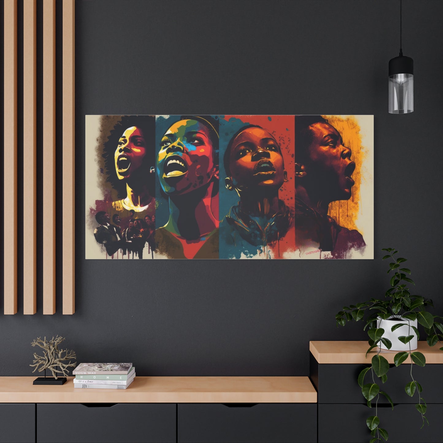 The Choir Canvas Print