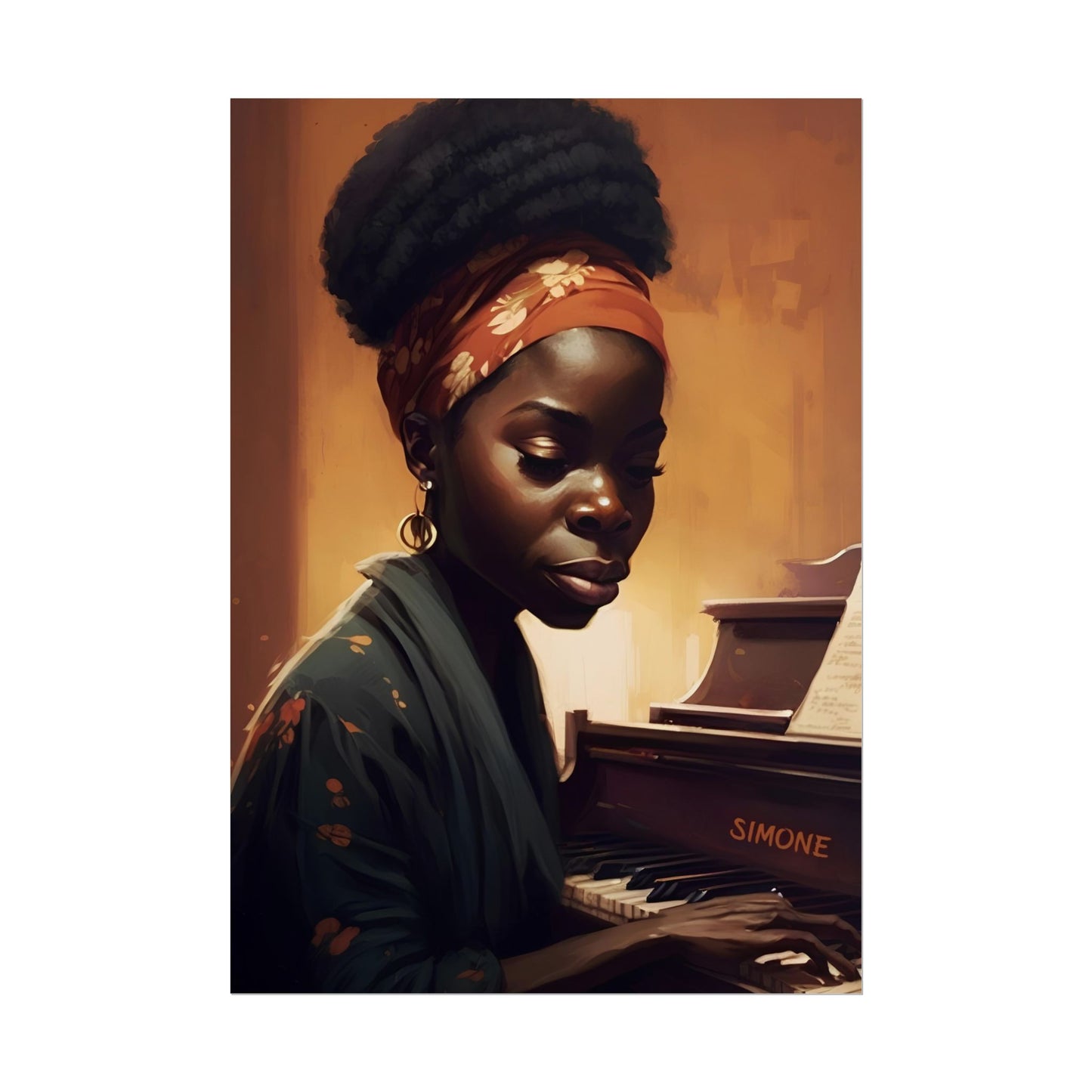 "Nina Simone — Quiet Power, Timeless Sound."