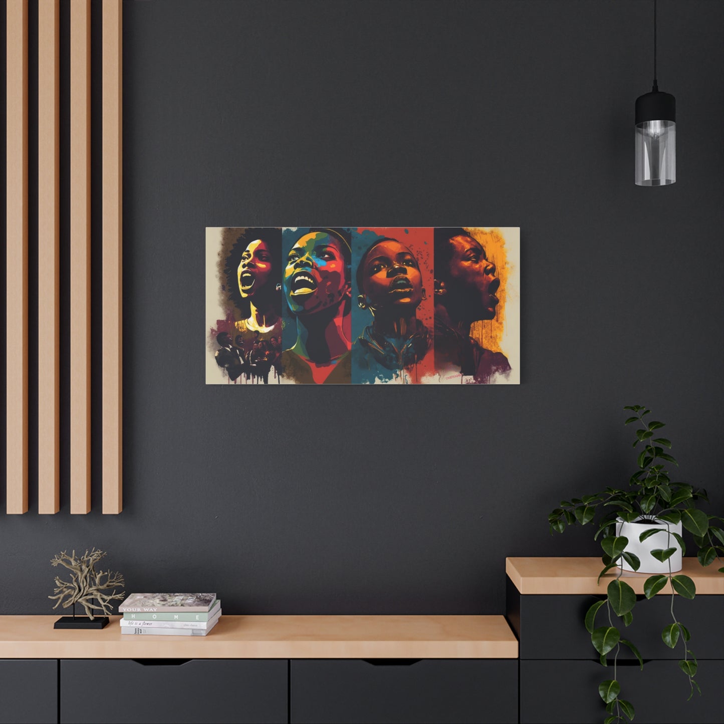 The Choir Canvas Print