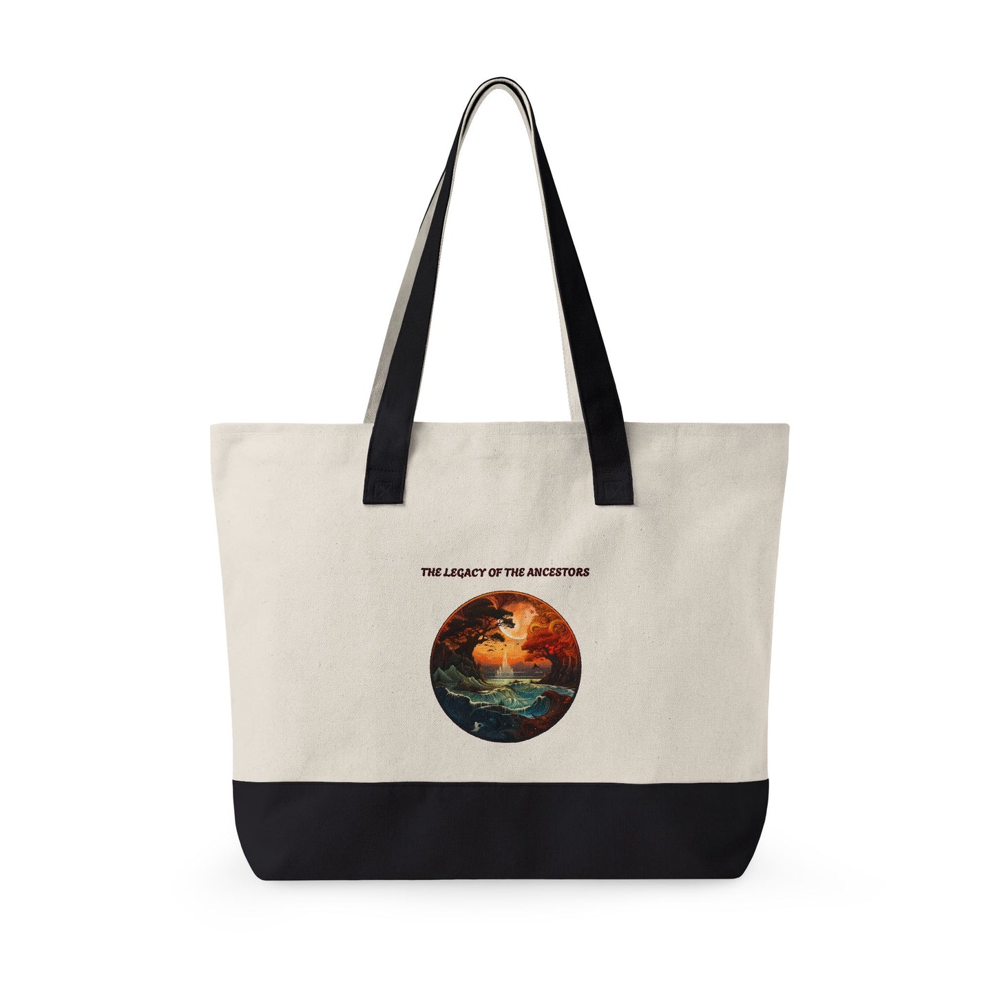 “Two Worlds, One Journey” — Mansa Gallery Dual‑Sided Tote