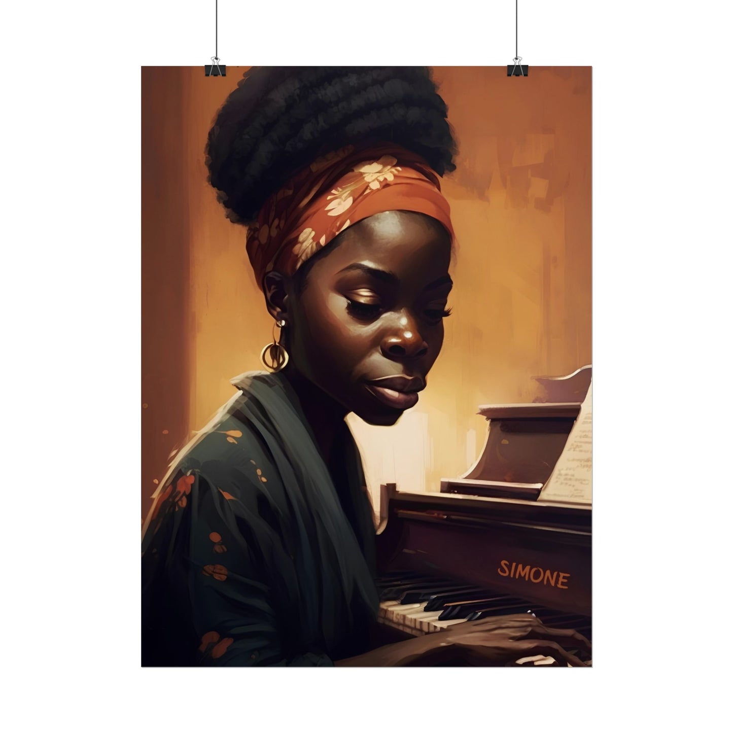 "Nina Simone — Quiet Power, Timeless Sound."