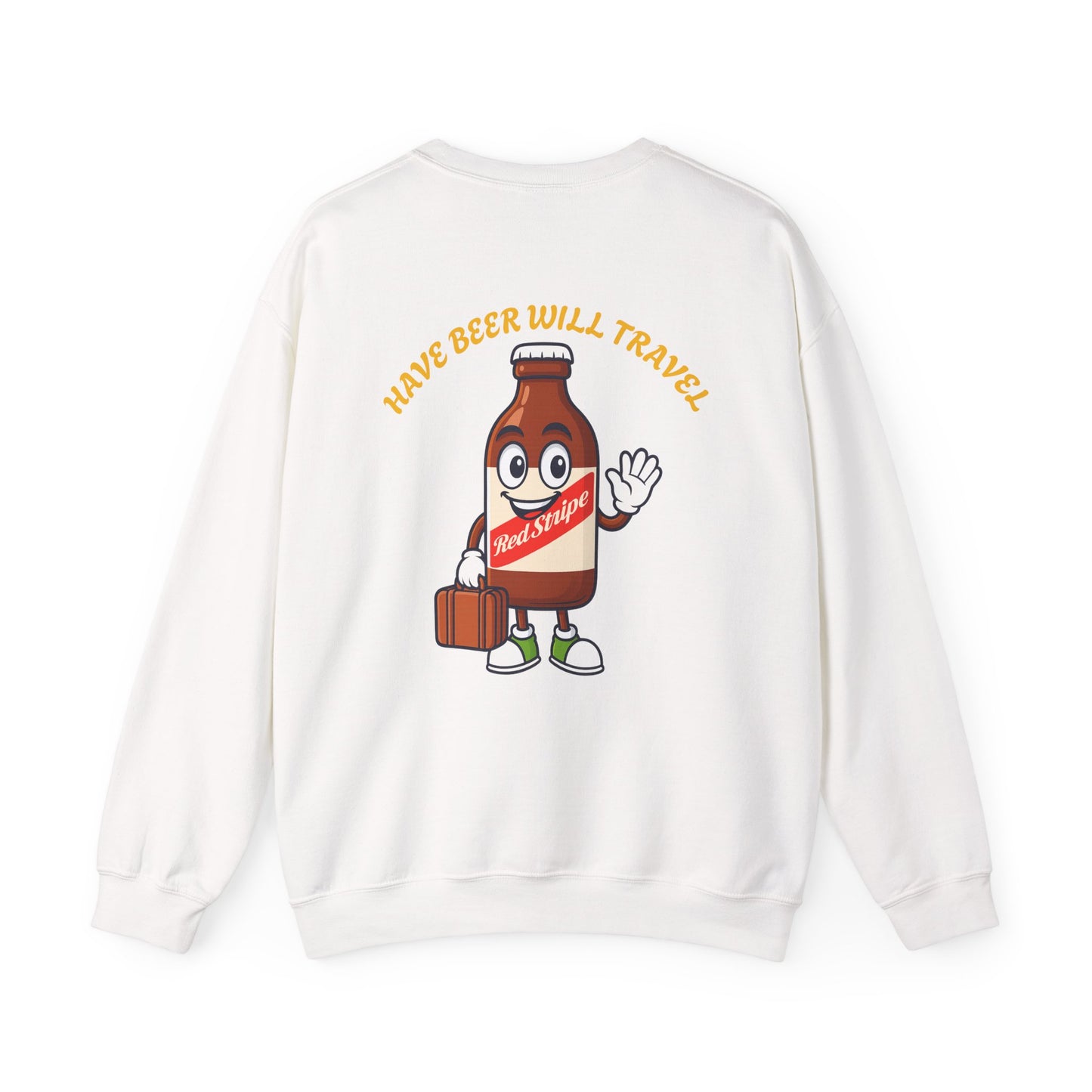 Have Beer, Will Travel Sweatshirt – Red Stripe Edition