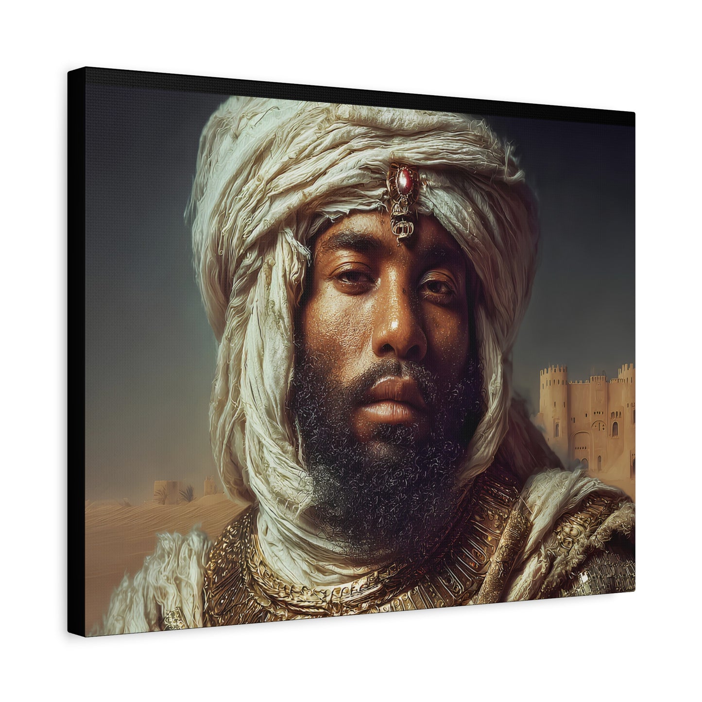 Majestic Legacy: Mansa Musa in the Golden Dunes