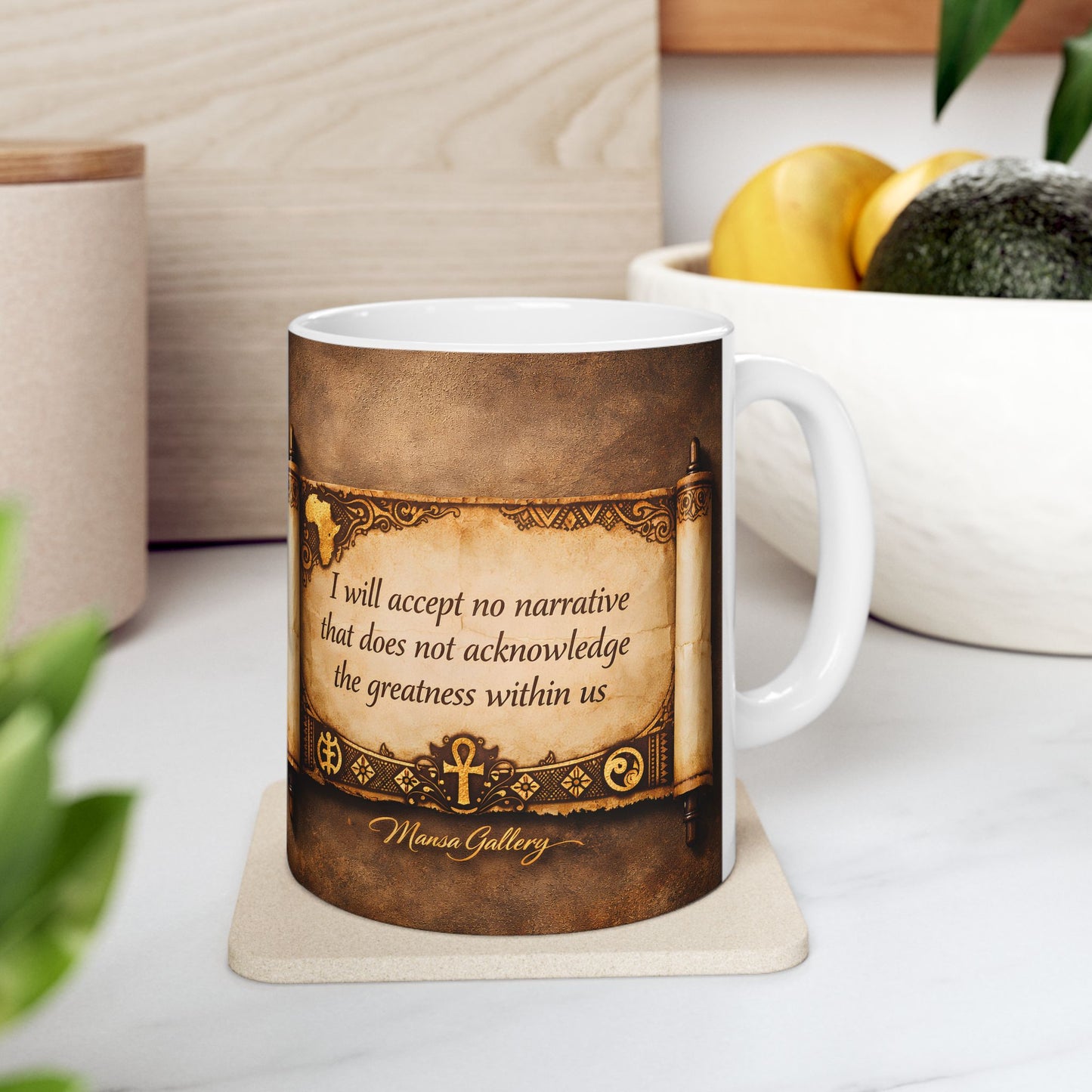 “I Will Accept No Narrative” Inspirational Mug (11oz)