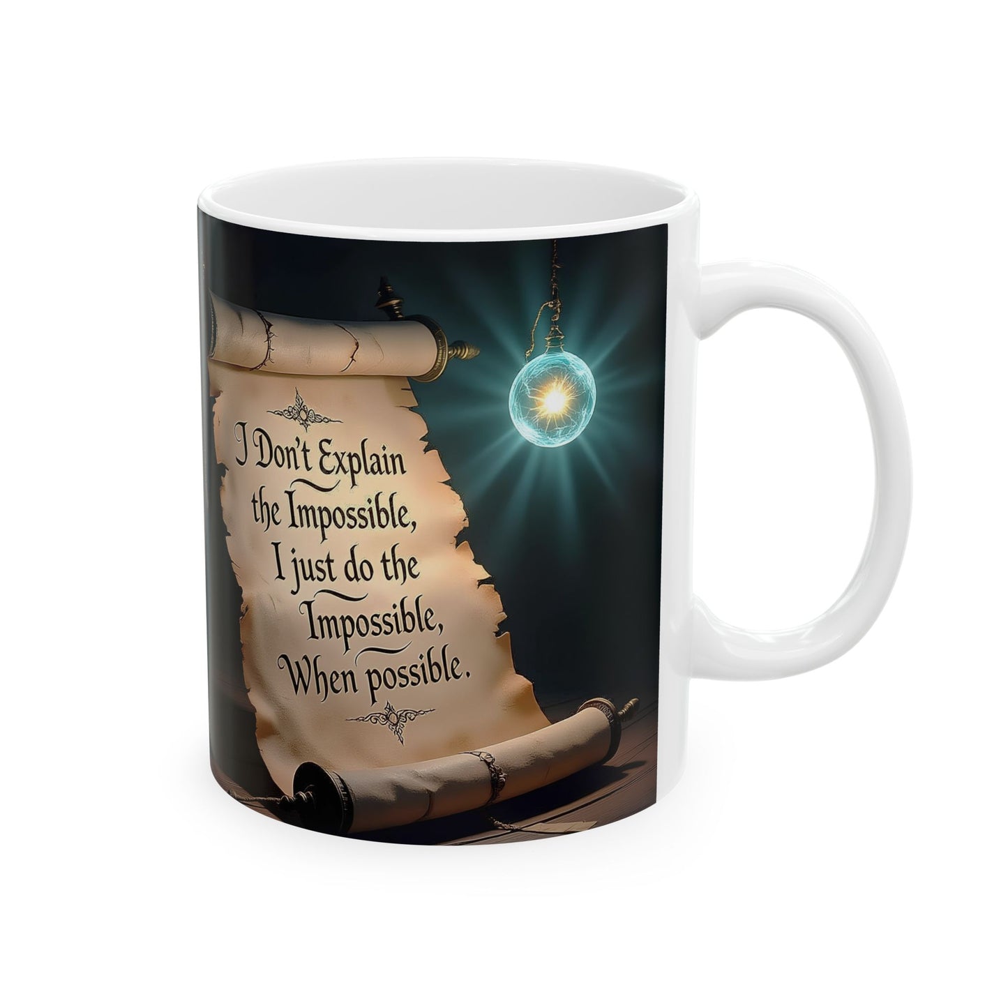 "I Do the Impossible" Ceramic Mug