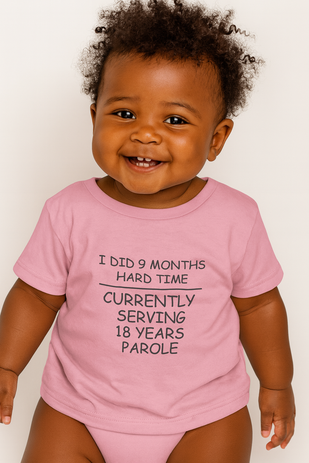 Infant Fine Jersey Tee – “Hard Time”