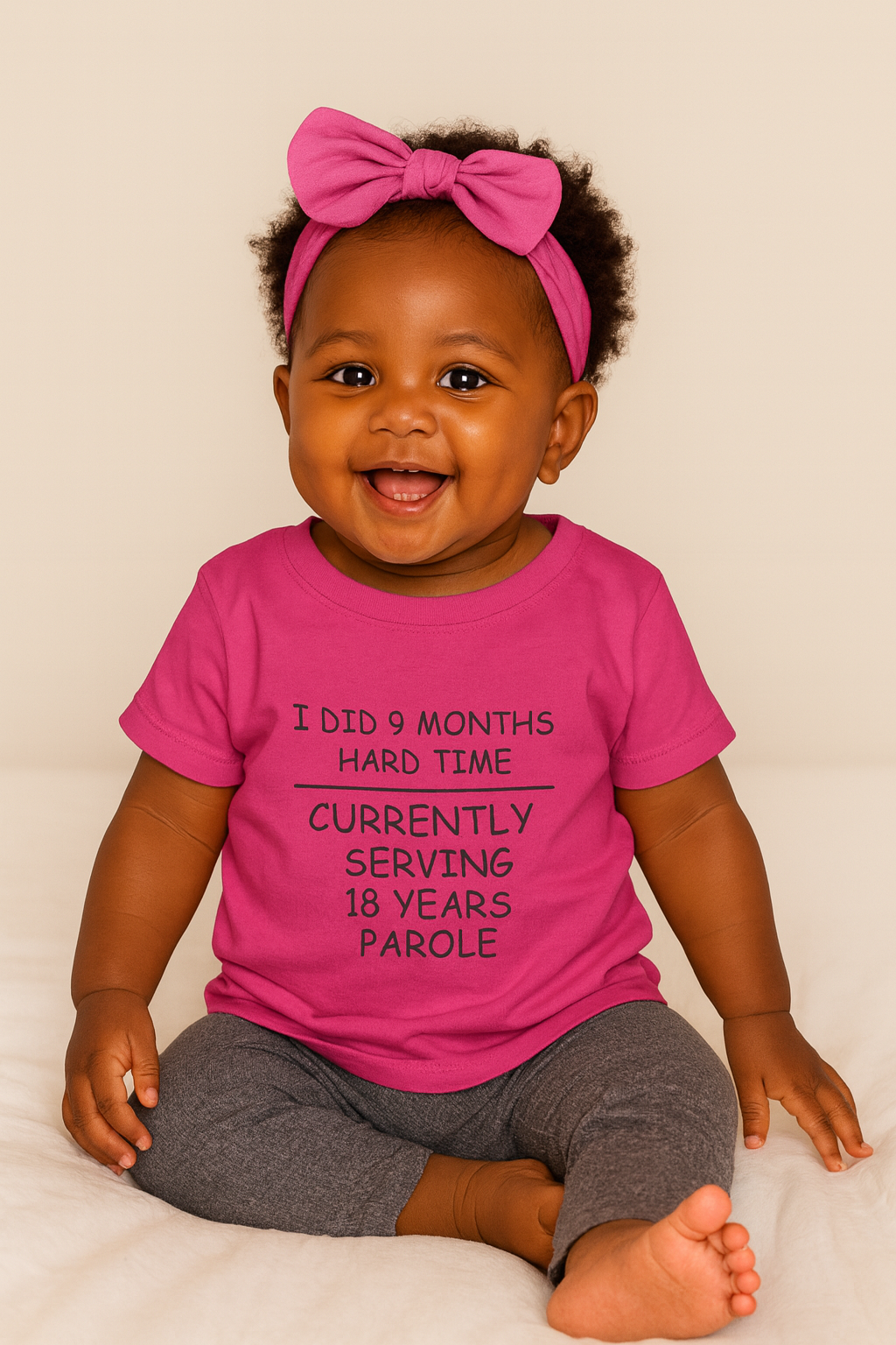 Infant Fine Jersey Tee – “Hard Time”