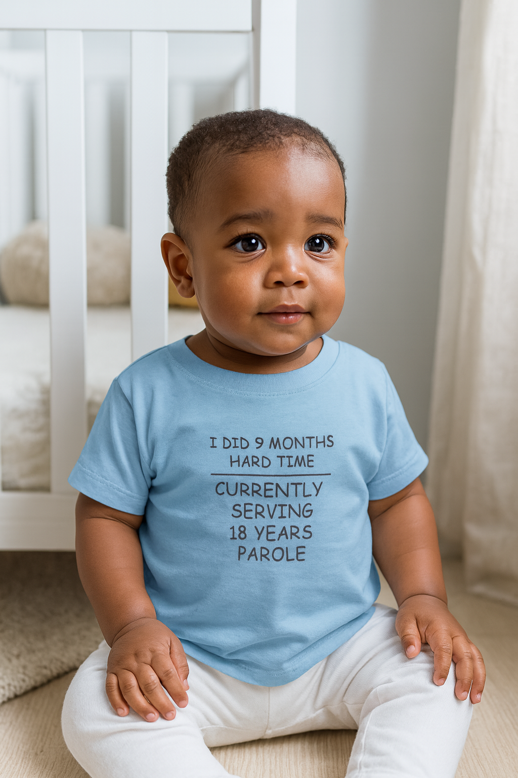 Infant Fine Jersey Tee – “Hard Time”