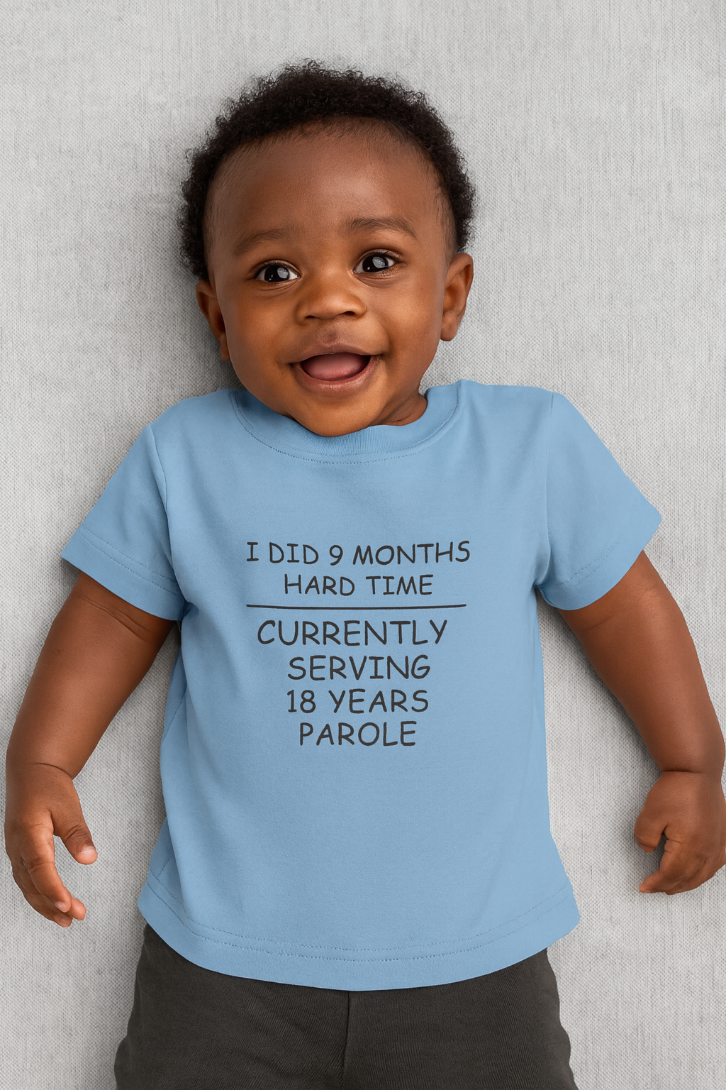 Infant Fine Jersey Tee – “Hard Time”