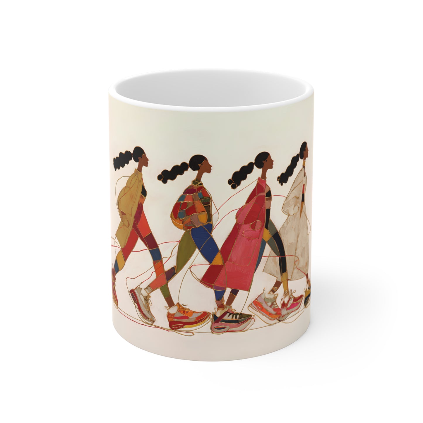 Walk in Power Ceramic Mug – Sip with Style & Story