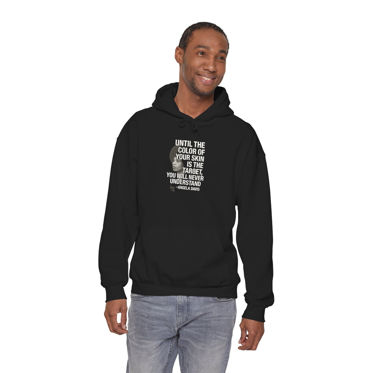 🖤 Angela Davis Quote Hoodie