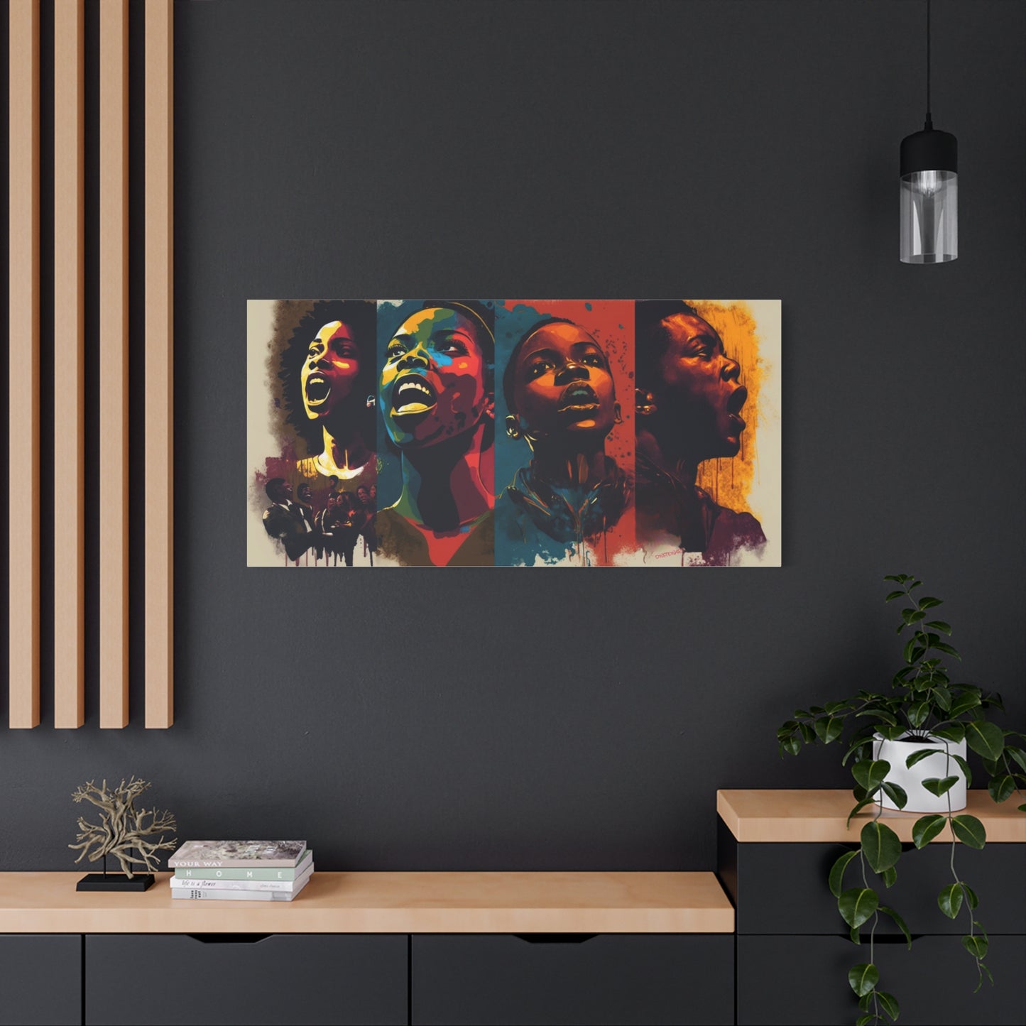 The Choir Canvas Print