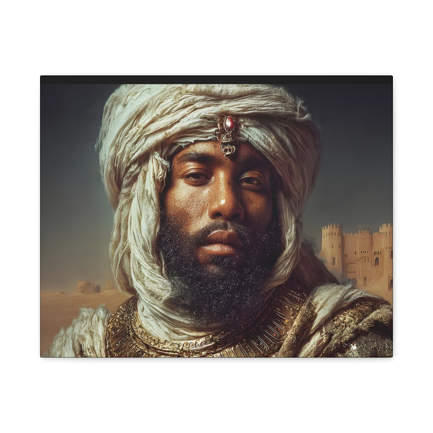 Majestic Legacy: Mansa Musa in the Golden Dunes
