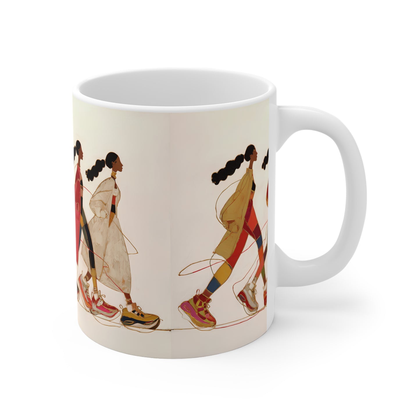 Walk in Power Ceramic Mug – Sip with Style & Story