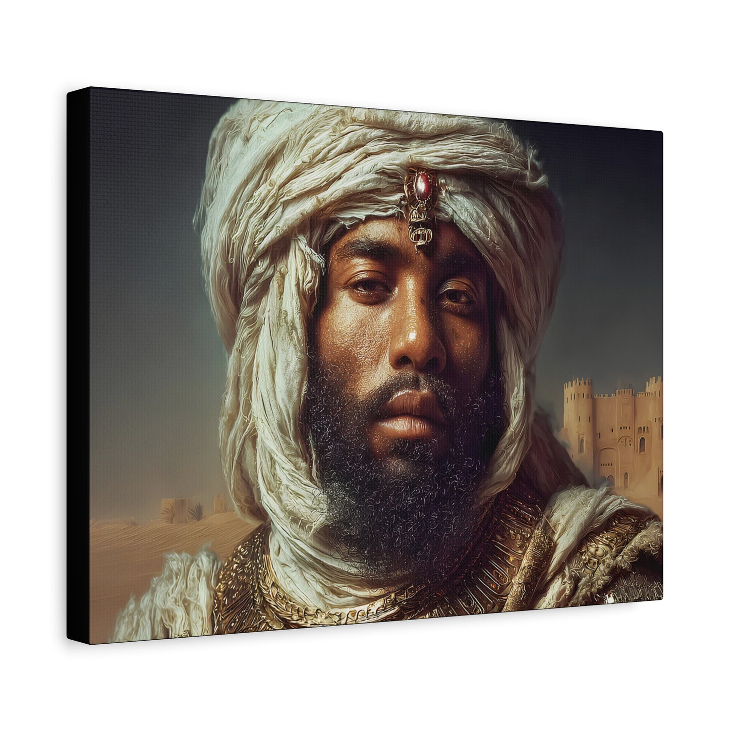 Majestic Legacy: Mansa Musa in the Golden Dunes