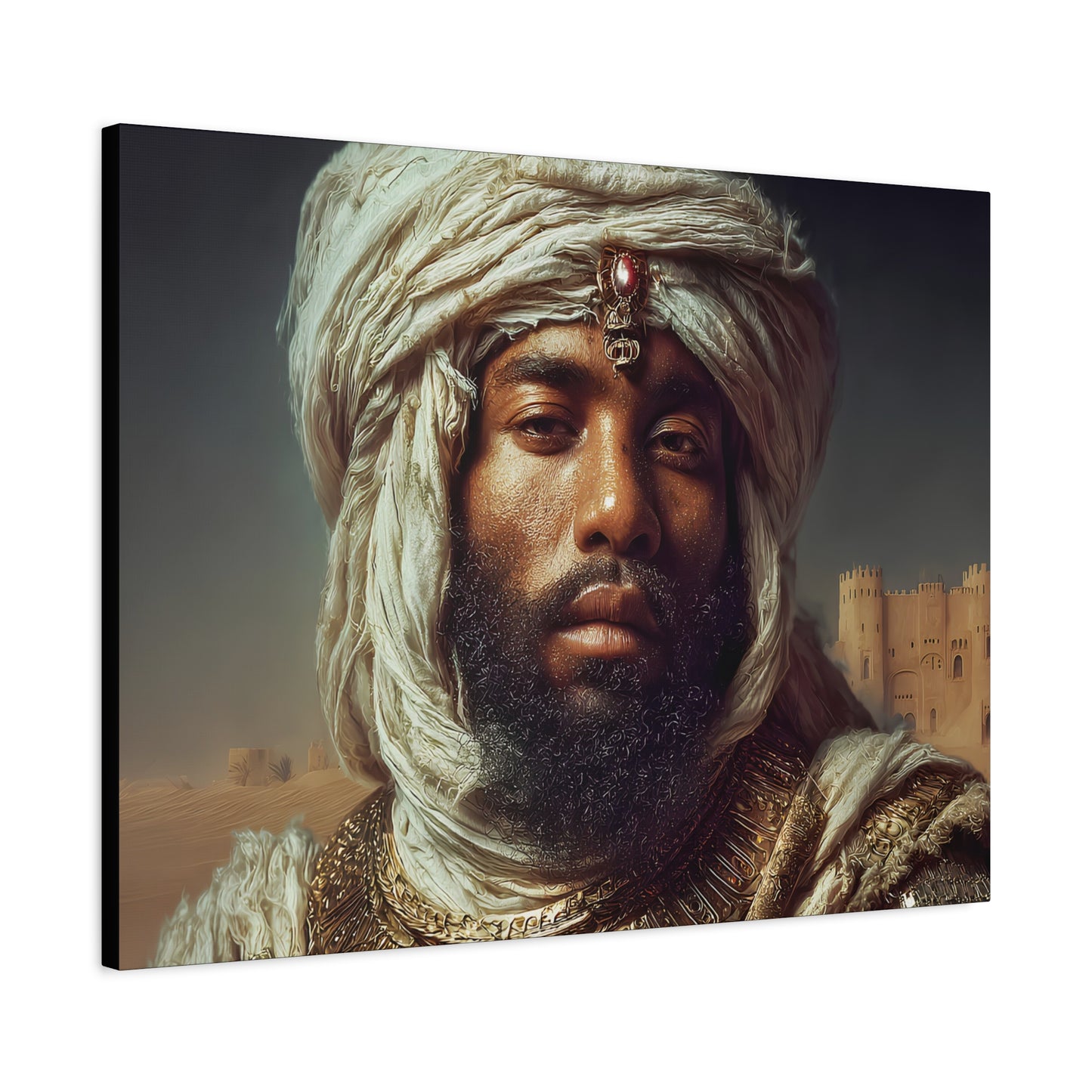 Majestic Legacy: Mansa Musa in the Golden Dunes