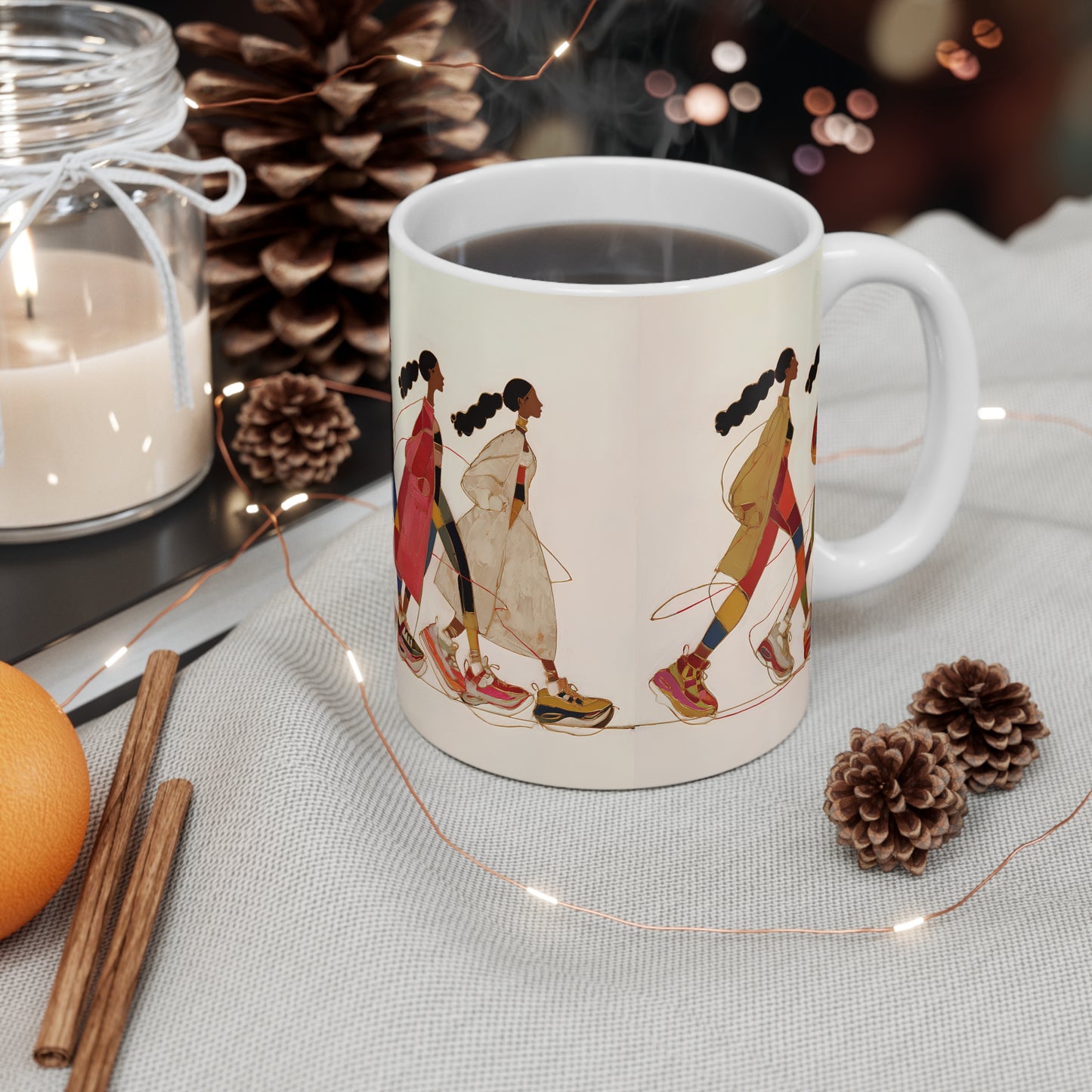 Walk in Power Ceramic Mug – Sip with Style & Story