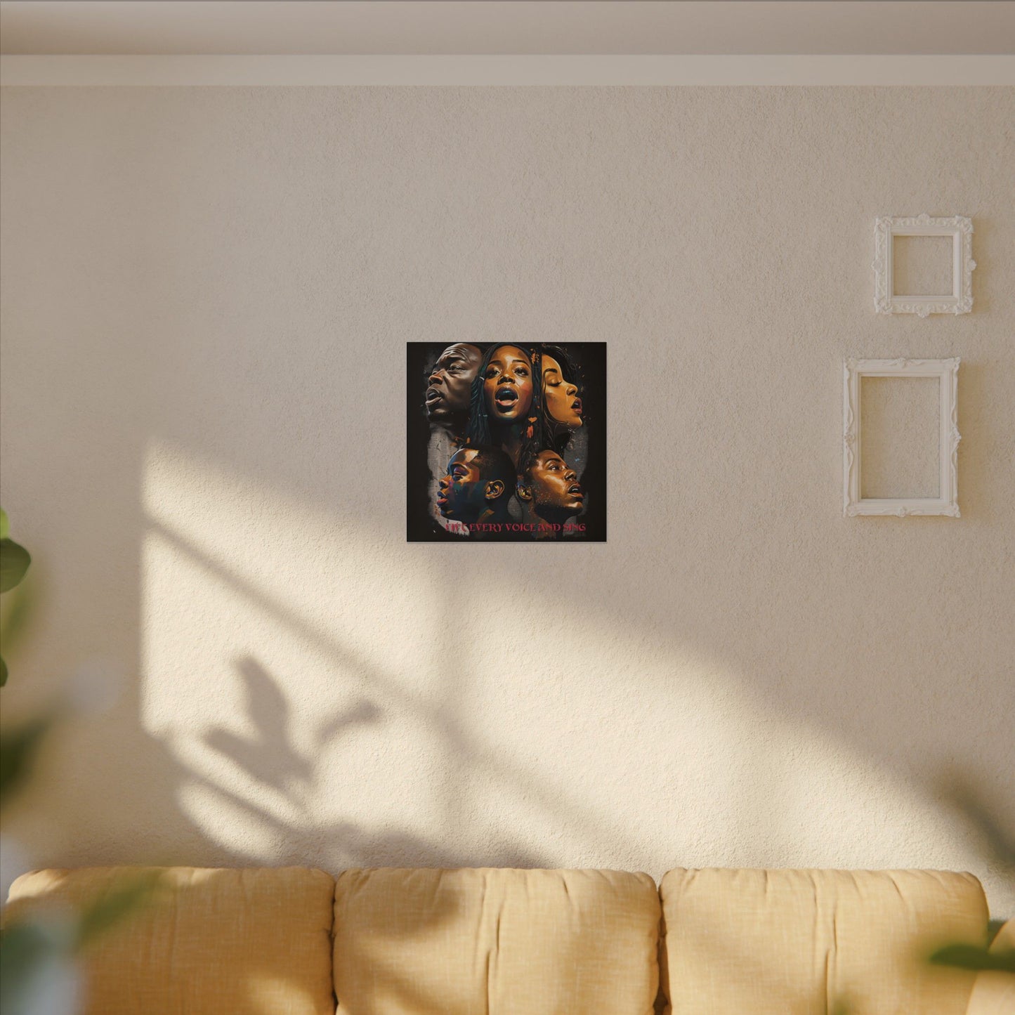Lift Every Voice and Sing Canvas | Afrocentric Wall Art