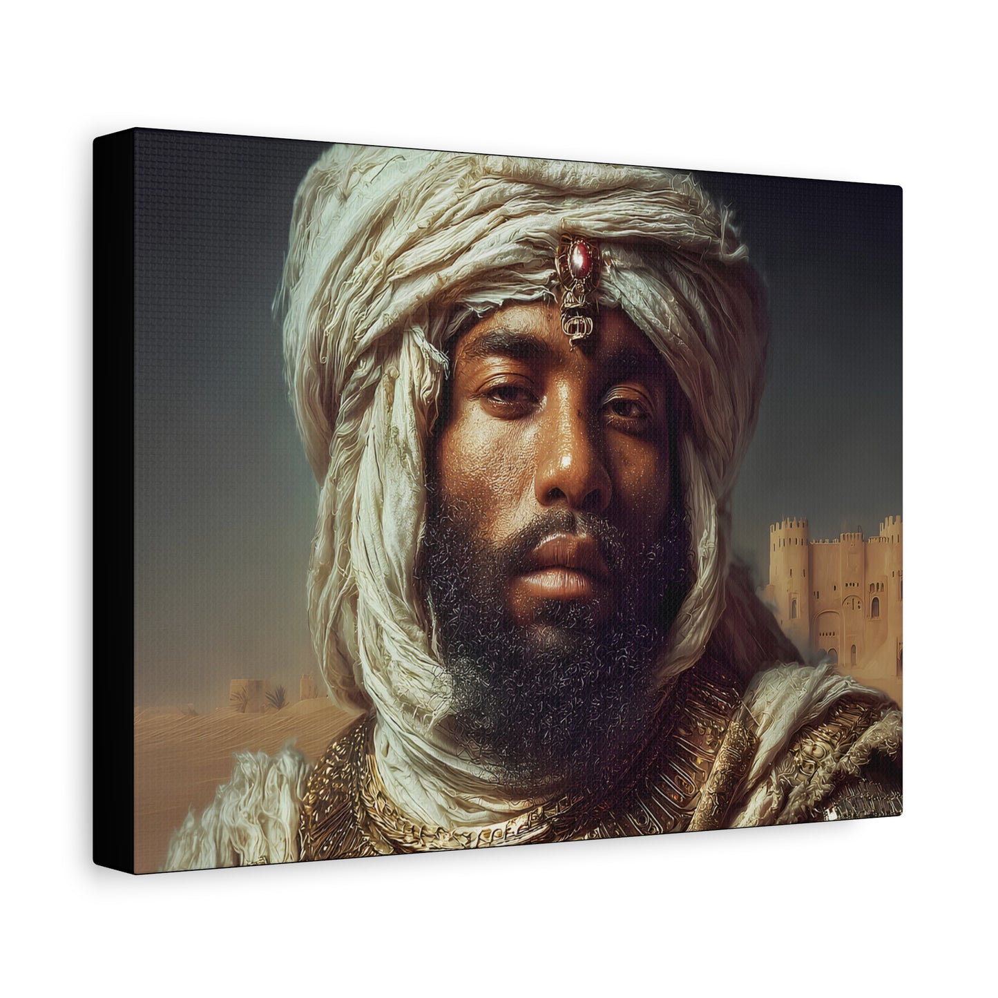 Majestic Legacy: Mansa Musa in the Golden Dunes